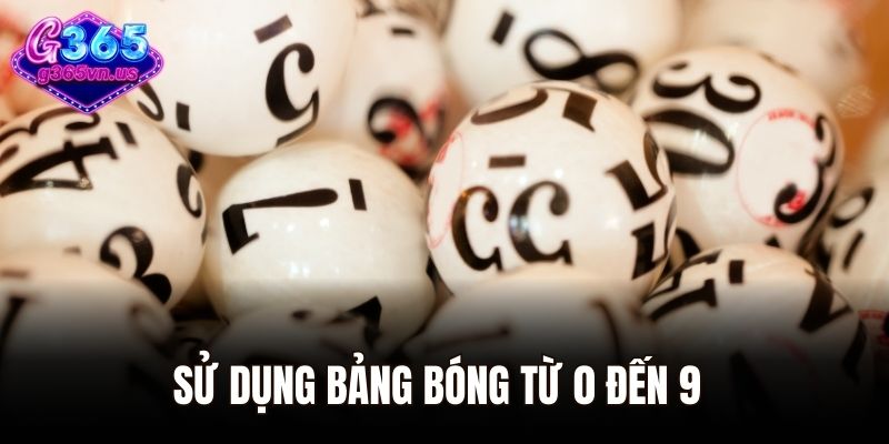 Kinh Nghiệm Đánh Bóng Lô Đề Chuẩn Từng Ngày Không Trượt 2 Sử dụng bảng bóng từ 0 đến 9